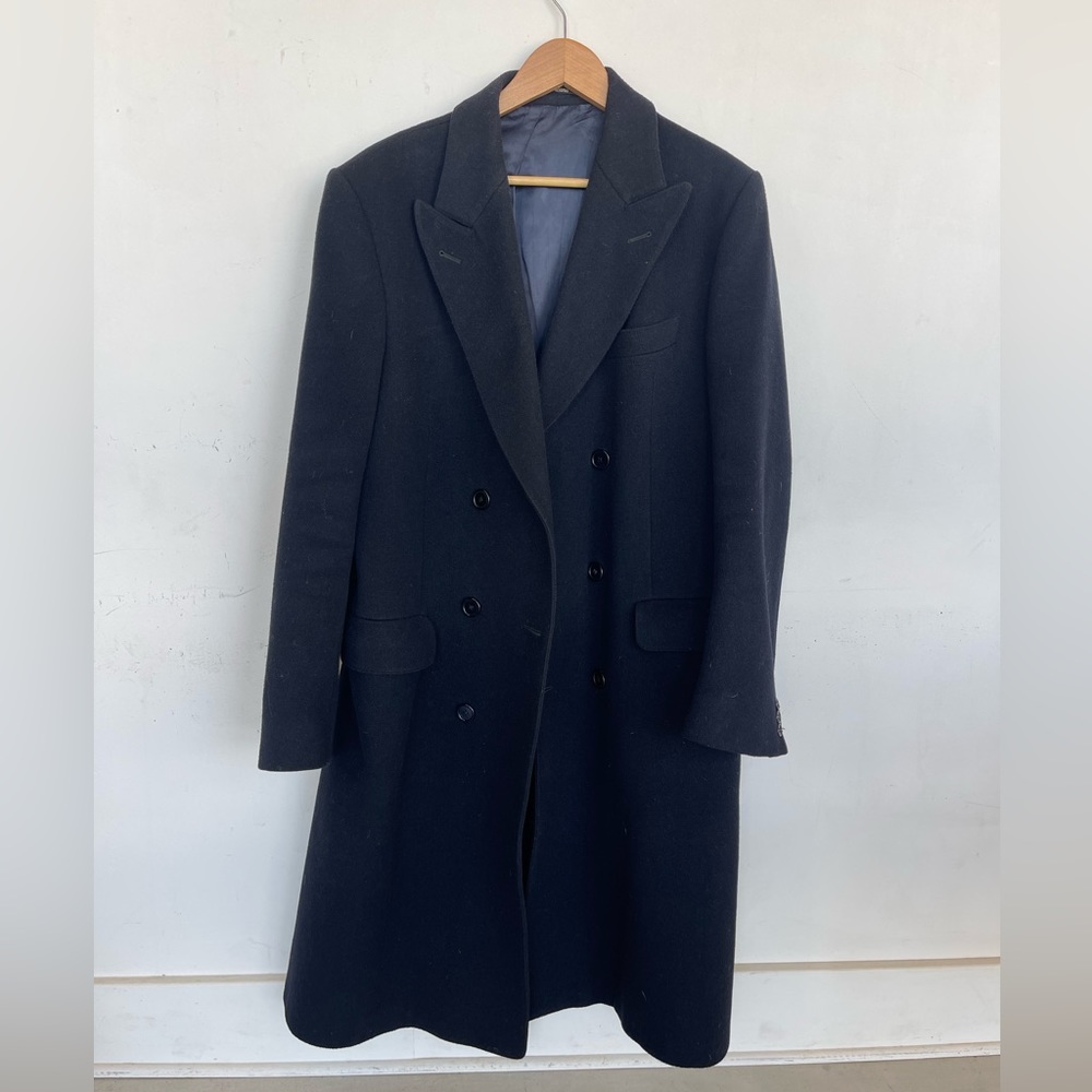 Vintage men’s wool/ Cashmere blend oversized pea coat